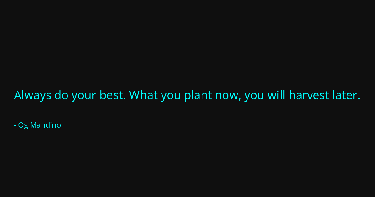 Quote by Og Mandino