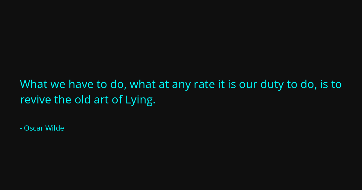 Quote by Oscar Wilde