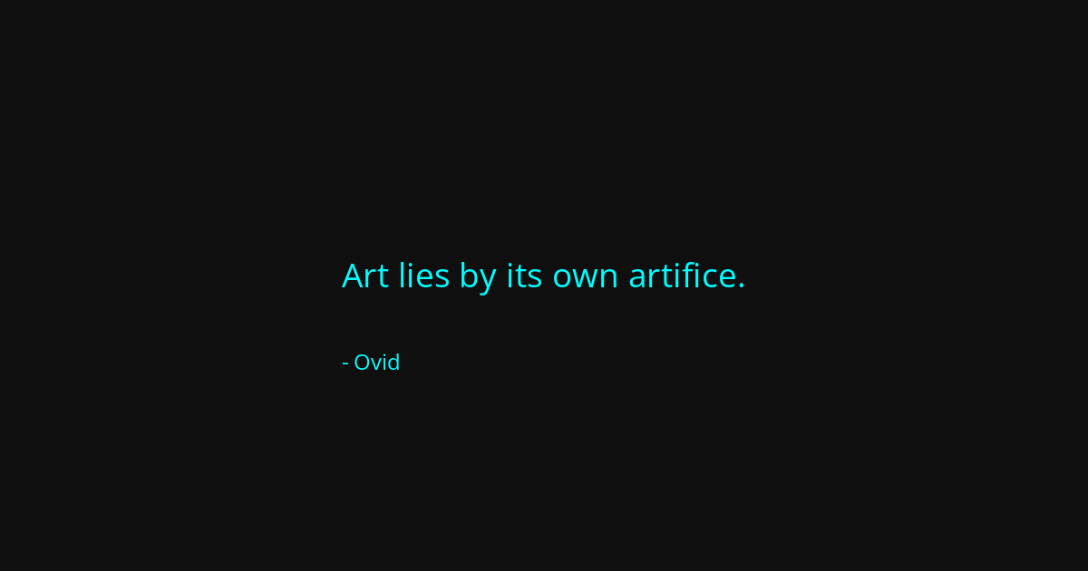 Quote by Ovid