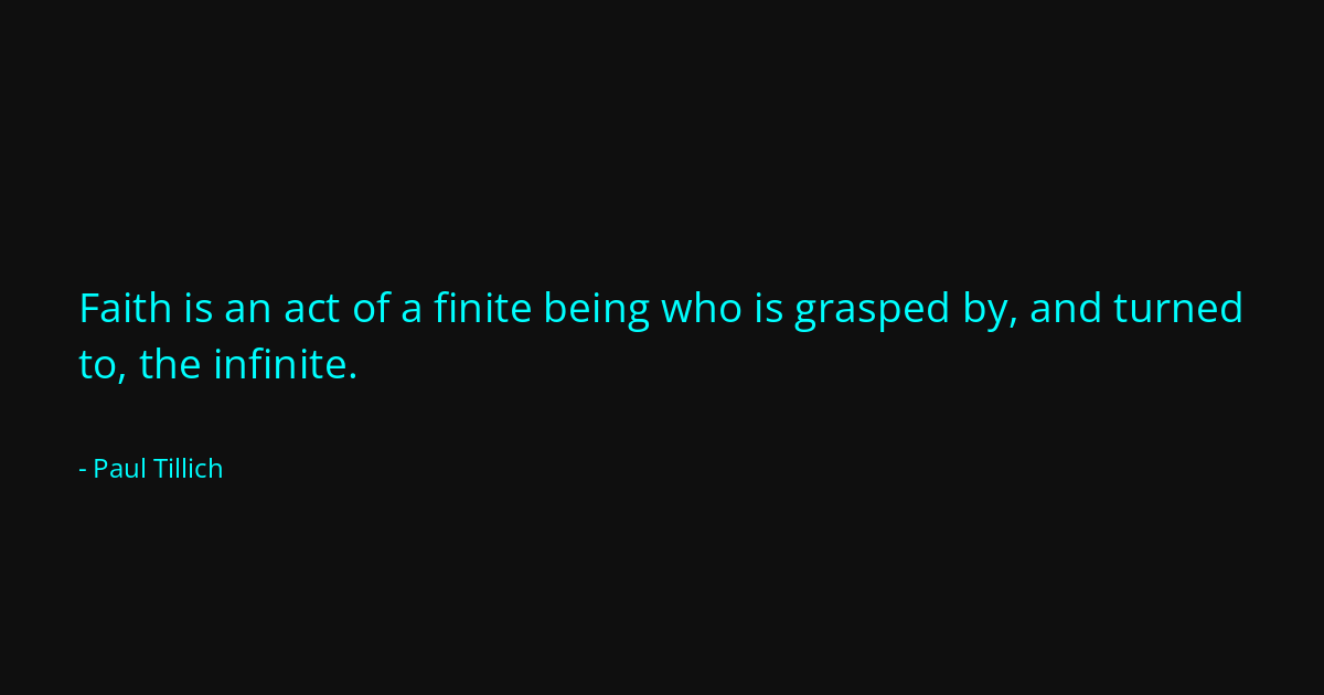 Quote by Paul Tillich