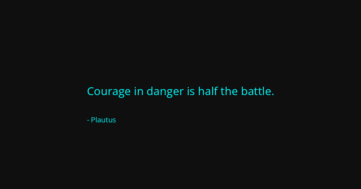 Quote by Plautus