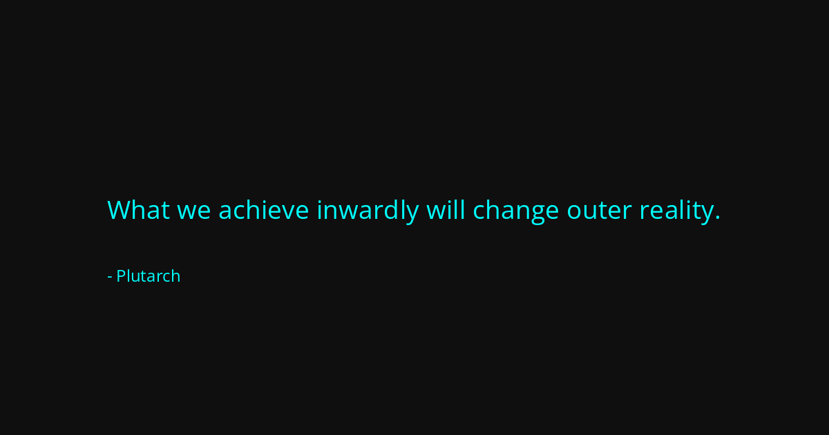 Quote by Plutarch