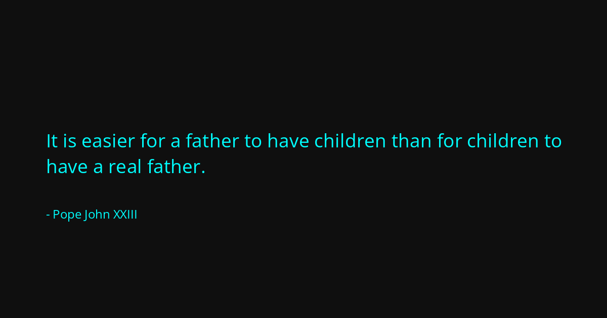 Quote by Pope John XXIII