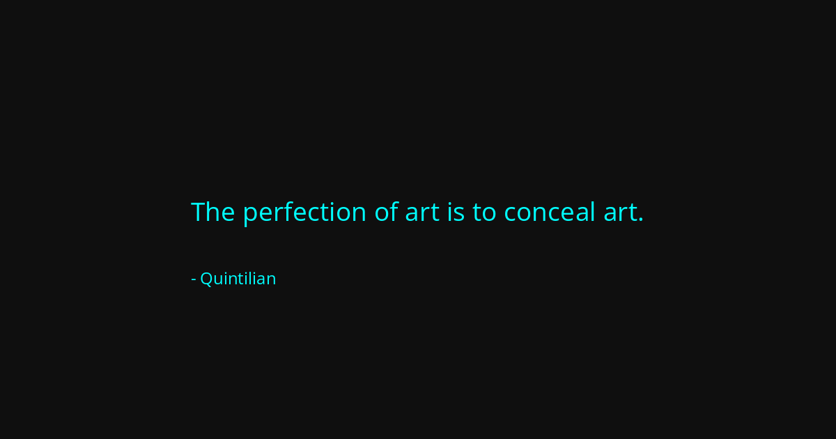 Quote by Quintilian