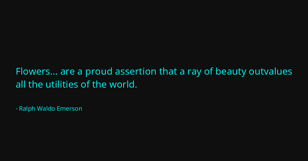 Quote by Ralph Waldo Emerson
