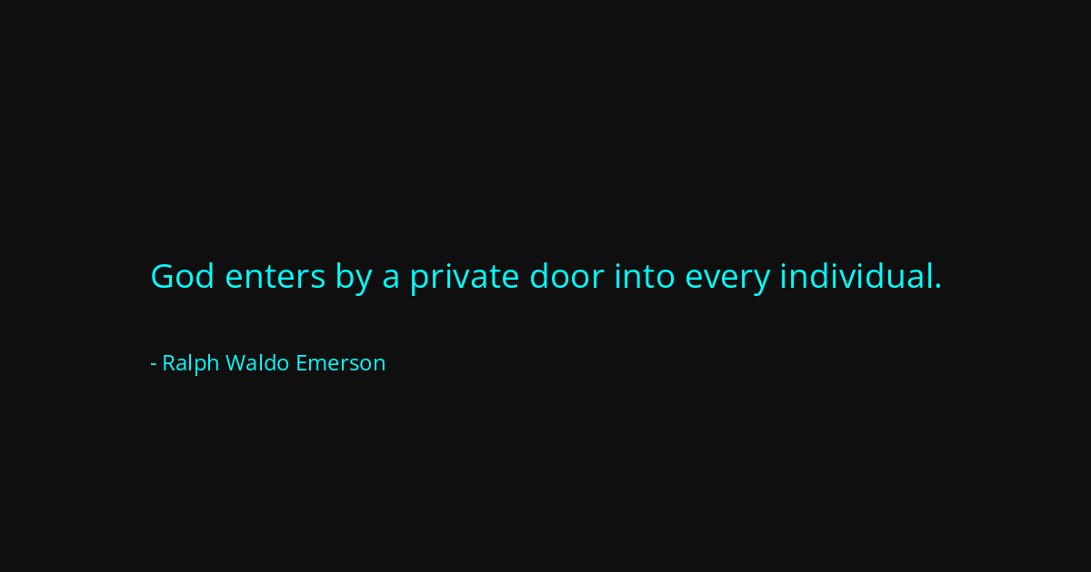 Quote by Ralph Waldo Emerson