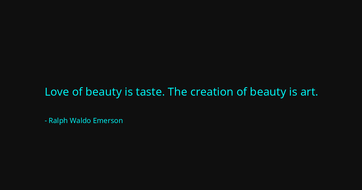 Quote by Ralph Waldo Emerson