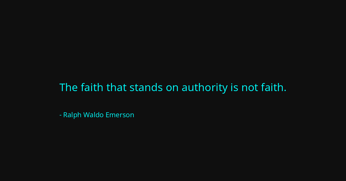 Quote by Ralph Waldo Emerson