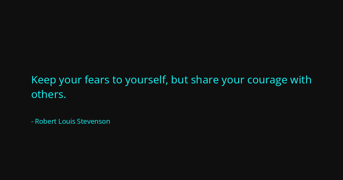 Quote by Robert Louis Stevenson