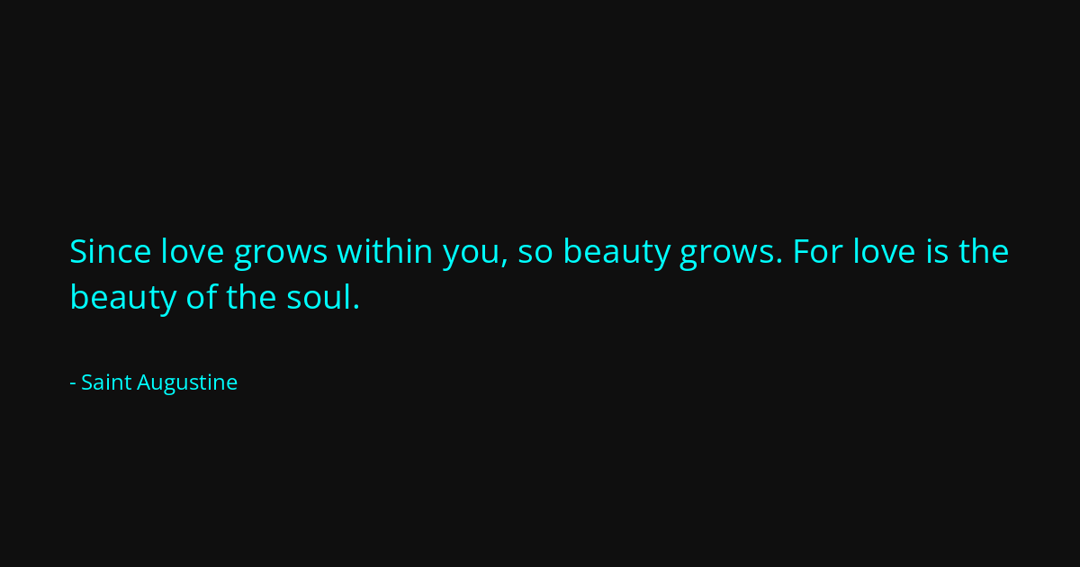 Quote by Saint Augustine