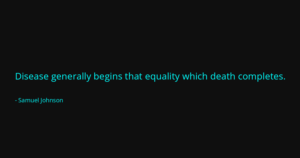 Quote by Samuel Johnson