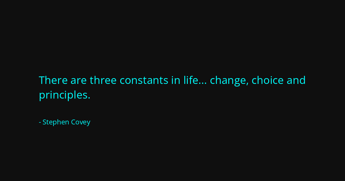 Quote by Stephen Covey
