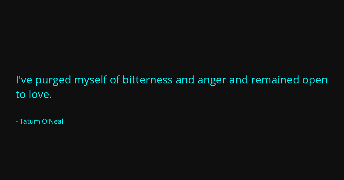 Quote by Tatum O'Neal