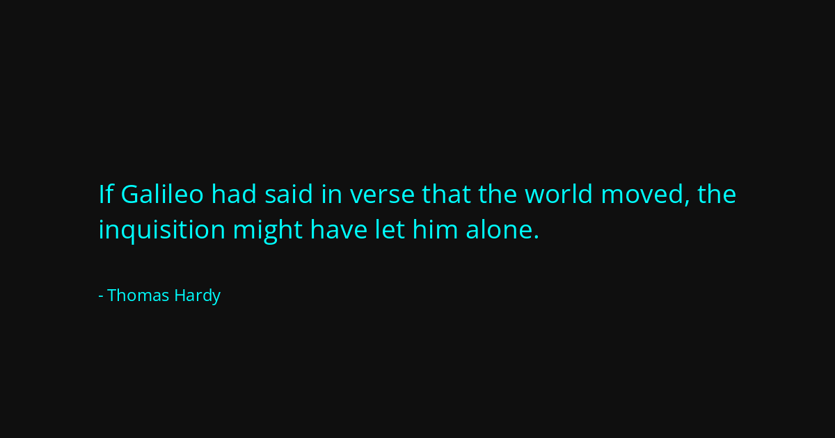 Quote by Thomas Hardy