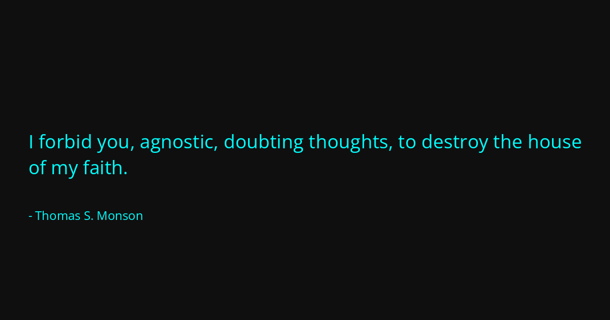 Quote by Thomas S. Monson