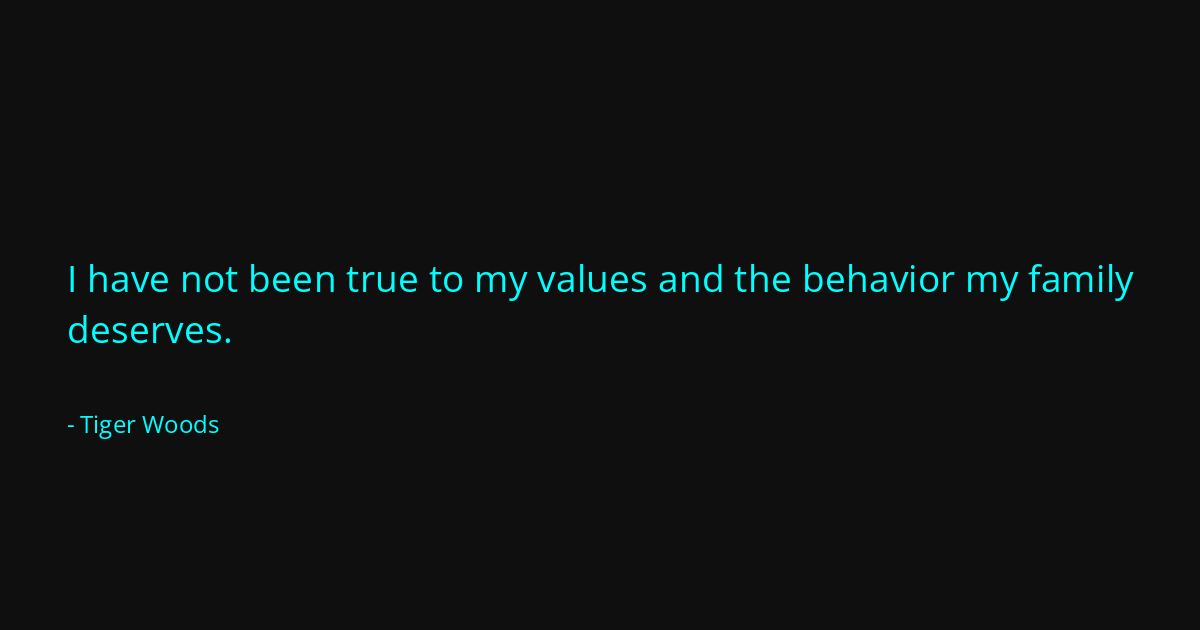 Quote by Tiger Woods