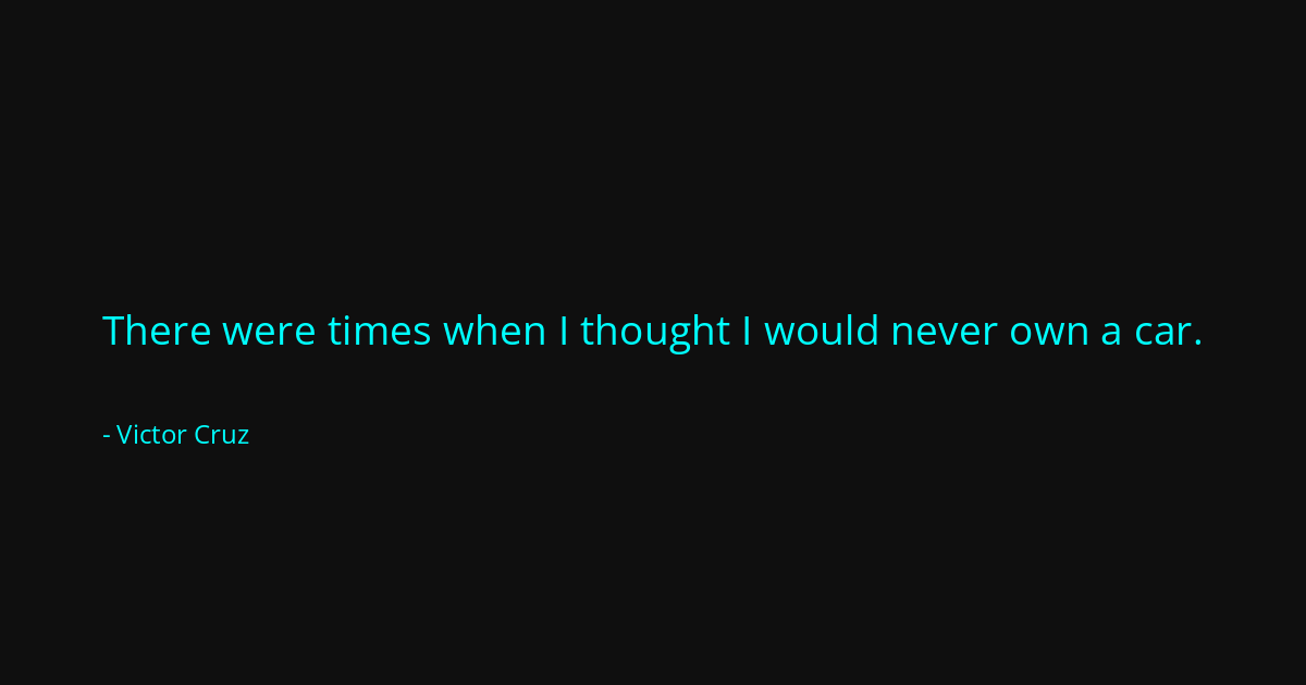 Quote by Victor Cruz