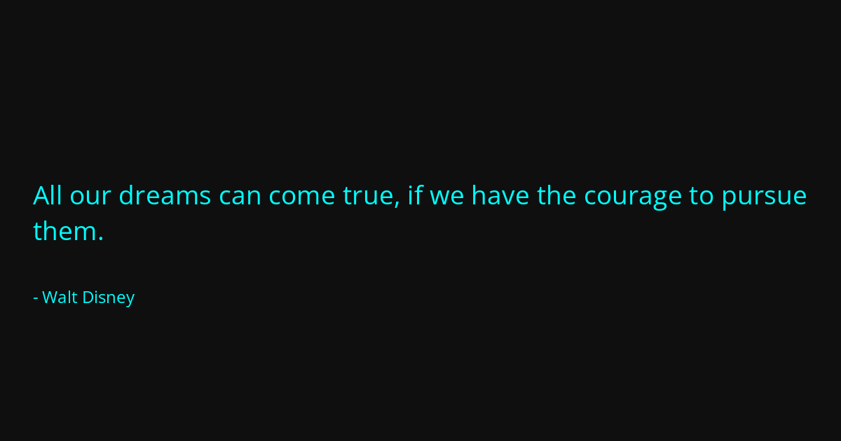 Quote by Walt Disney