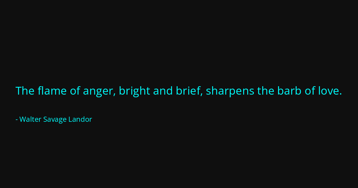 Quote by Walter Savage Landor