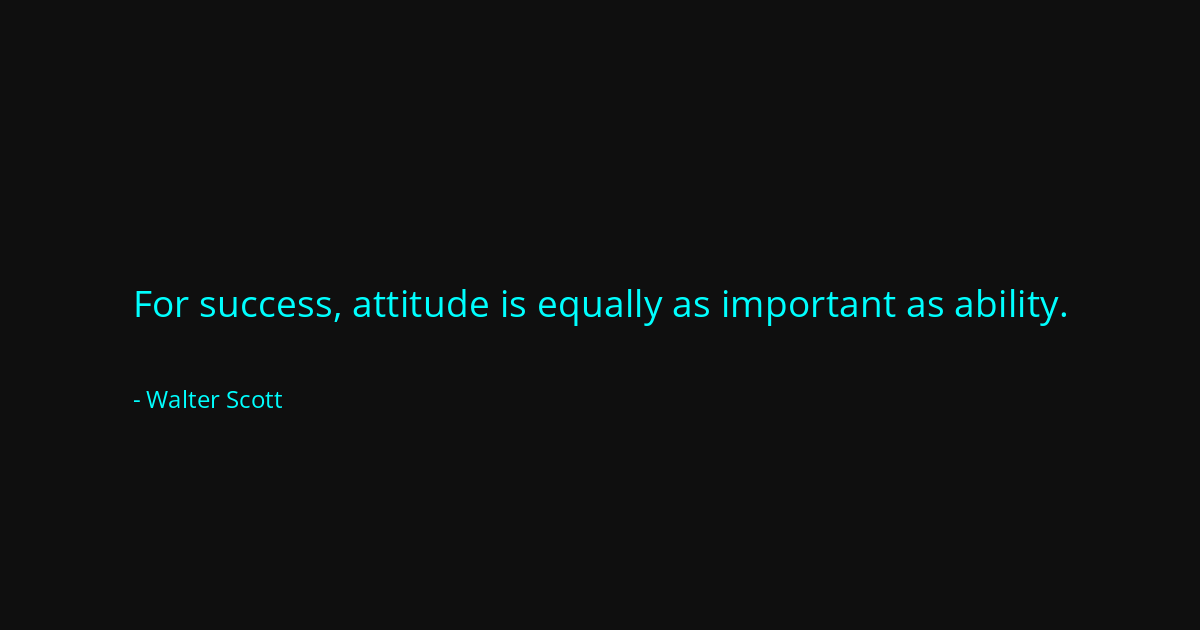 Quote by Walter Scott
