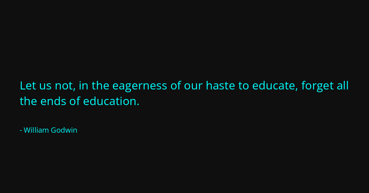 Quote by William Godwin