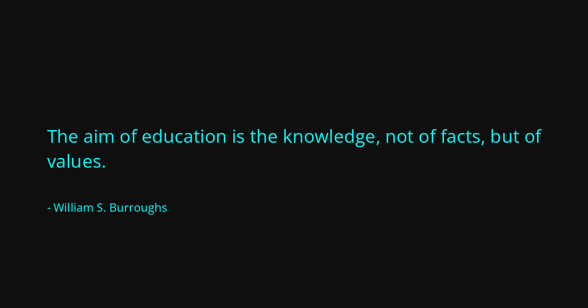 Quote by William S. Burroughs