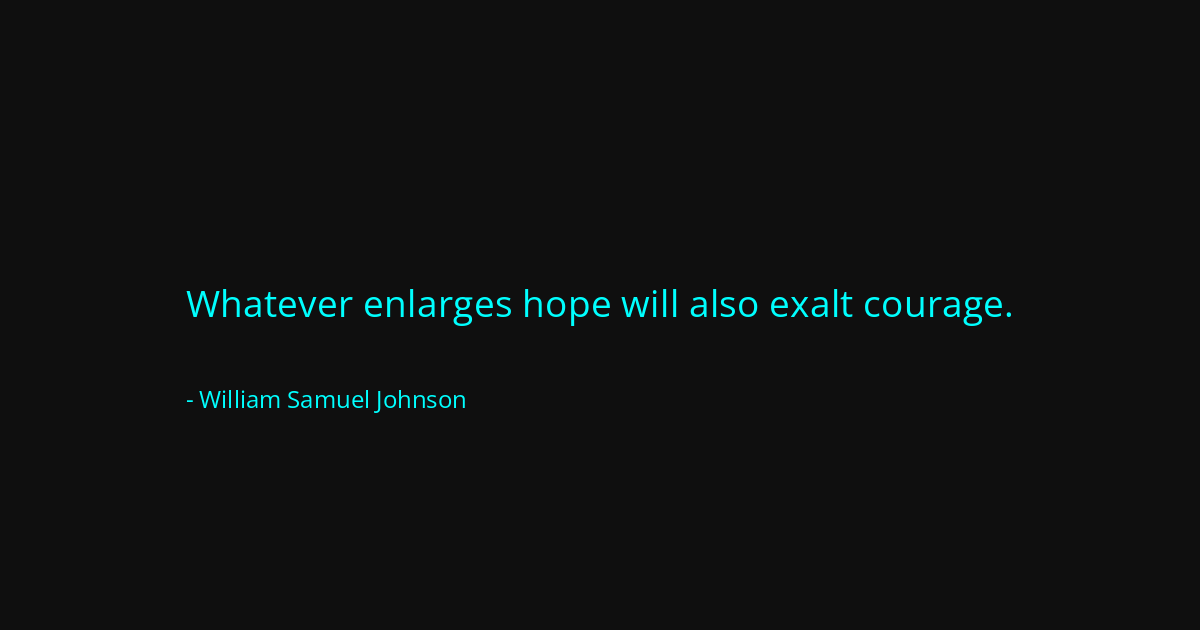 Quote by William Samuel Johnson